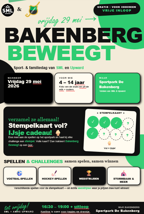 Bakenberg beweegt
