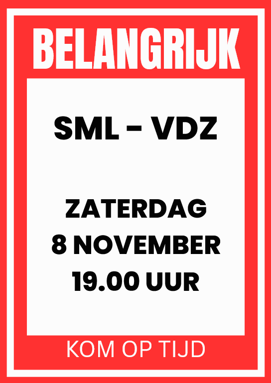 8 november 19:00  SML-VDZ