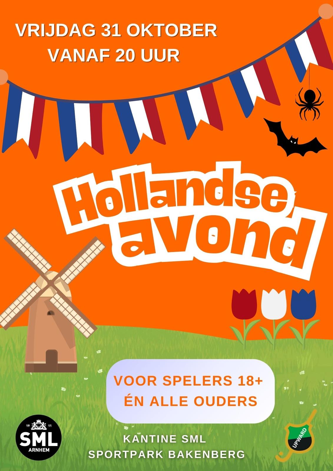 31 oktober: Hollandse Avond SML & Upward