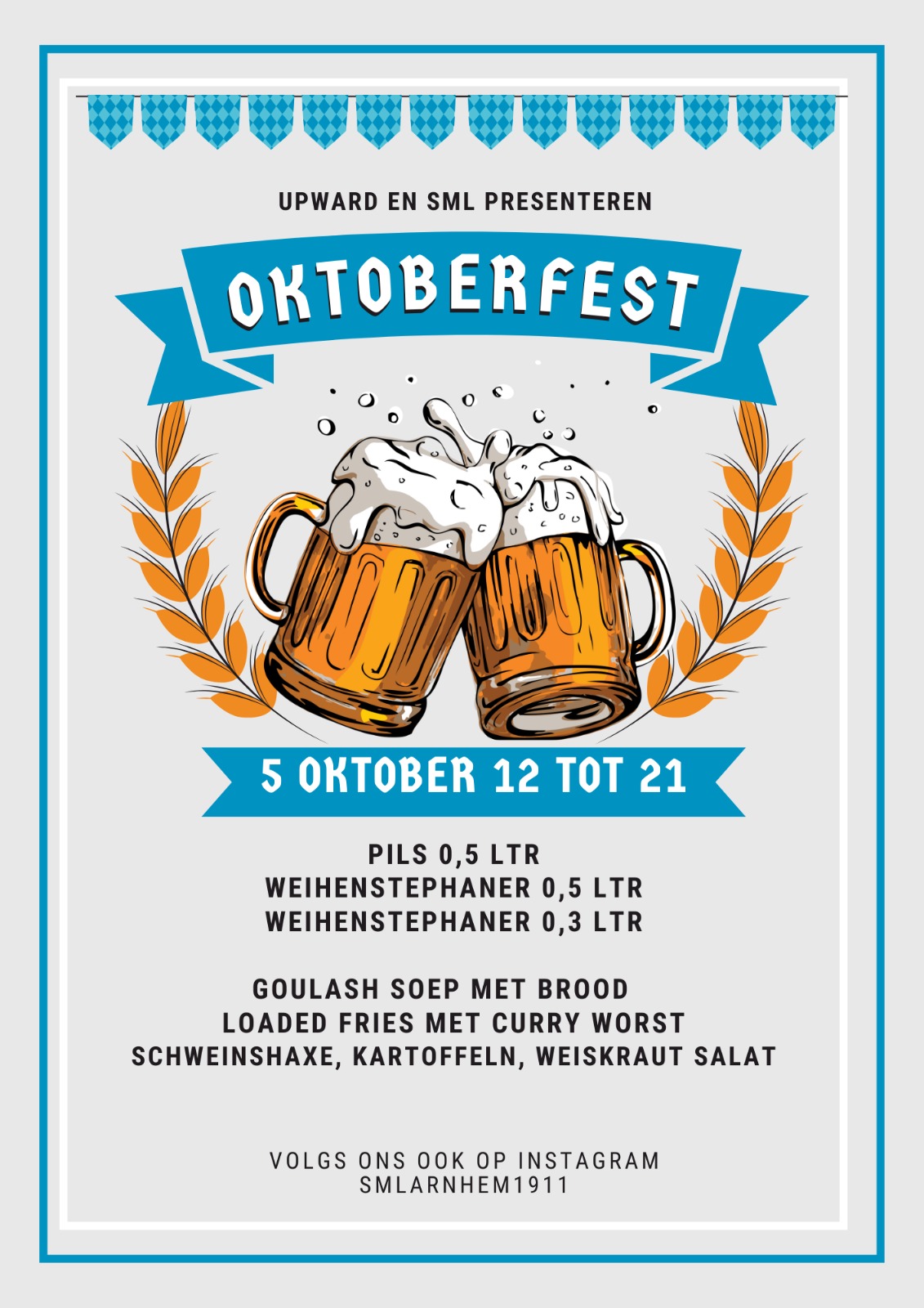 5 oktober: Oktober Fest Upward en SML