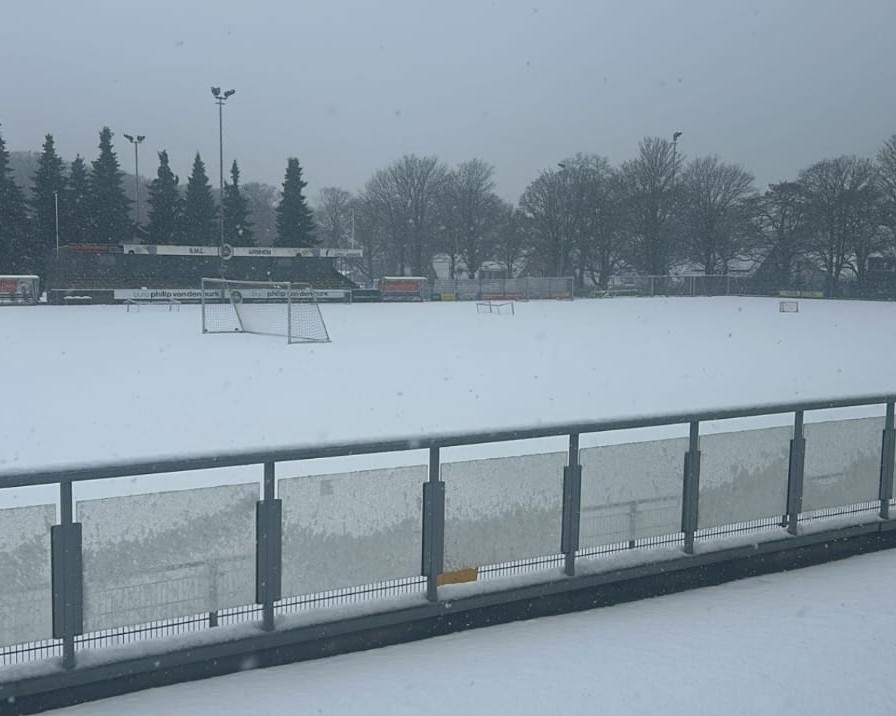 Training tot en met woensdag afgelast